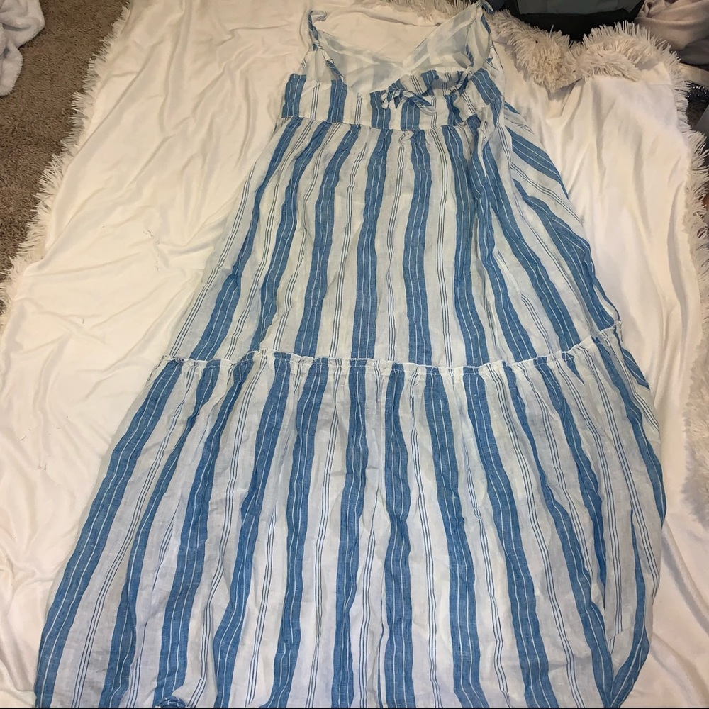 Free People x CP Shades Linen Maxi Dress, Size Medium - Picture 4 of 7